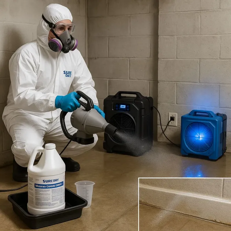 Sanitization and Odor Removal process in Ferrisburgh, VT