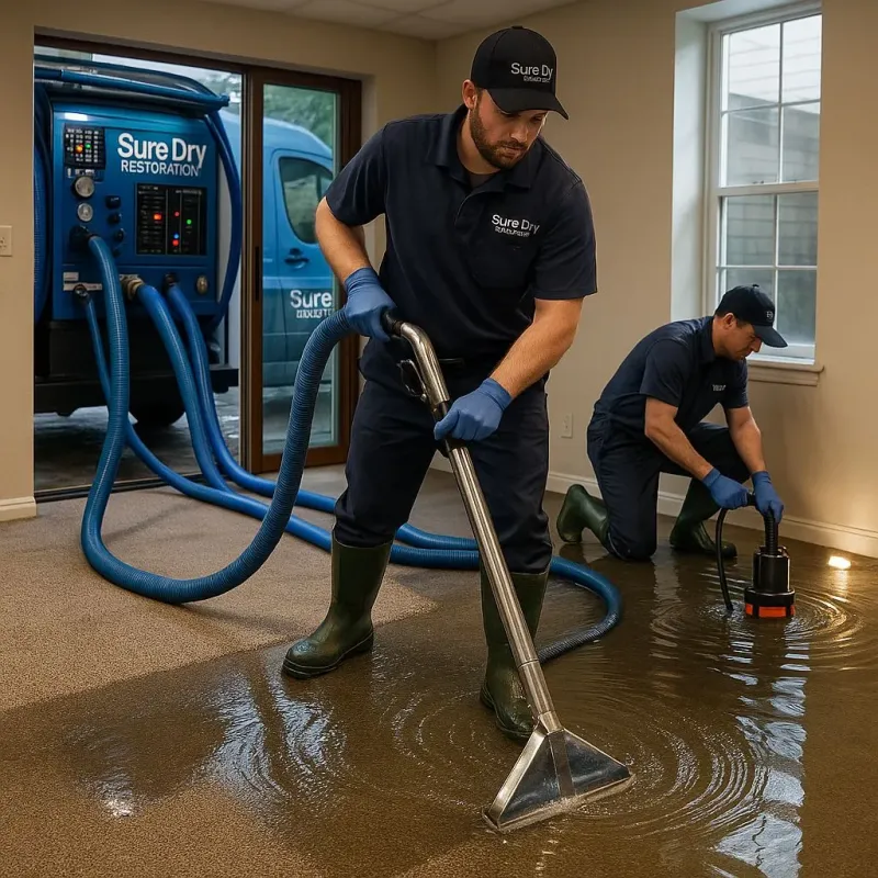 Water Extraction and Removal process in Ferrisburgh, VT